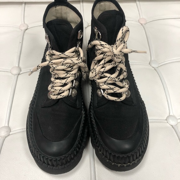 PROENZA Shouler Canvas Combat Boots - Picture 3 of 5